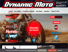 Tablet Screenshot of dynamic-moto.com